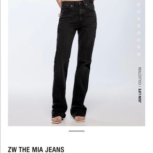Zara high rise jeans
